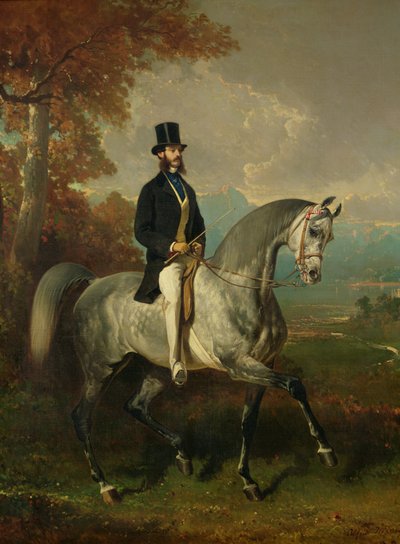 Count Alfred de Montgomery (1810-91) by Alfred Dedreux